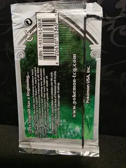Pokemon Ex Legend Maker Booster Pack wrapper EMPTY vintage 2006 - Arcanine art - Image 2