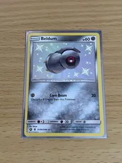 Beldum SV30/SV94 Shiny Holo Rare Pokemon TCG Hidden Fates Near Mint-Mint - Image 1