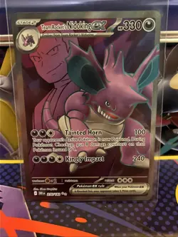 Pokemon TCG Team Rockets Nidoking EX 216/182 Destined Rivals - Image 1