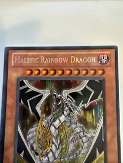 Malefic Rainbow Dragon YMP1-EN005 Secret Rare Yugioh VLP - Image 2