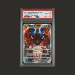 2023 Pokemon SWSH BSP FA/Lucario VSTAR Crown Zenith ETB #291 PSA 10 - Image 1