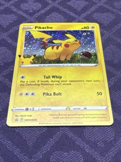 Pikachu 25th Anniversary BlackStar Promo - MINT Never Played - SWSH039 - Pokemon - Image 2