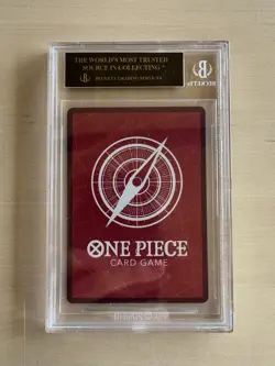 One Piece 2022 ST01 Monkey D Luffy Leader Pre Errata Beckett Black Label POP 4 - Image 2