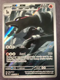 Houndoom Full Art Holo Illustration Rare 066/064 Shrouded Fable Pokemon TCG NM - Image 1