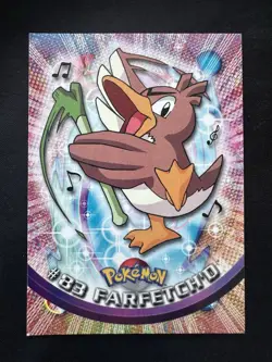 Farfetch’d #83 2000 Topps Series 2 Pokemon Blue Logo TV Animation Edition - Image 1