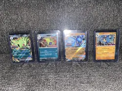 Pokemon Stamped Promos Prismatic Evolutions Lucario Tyranitar ex Premium - Image 1