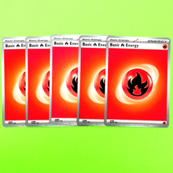 Basic Energy - Fire - Pokemon TCG Scarlet & Violet #002 - Set of 5 - Image 2