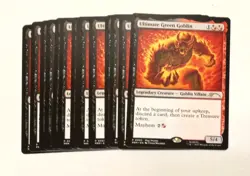 MAGIC THE GATHERING MARVEL SPIDER-MAN ULTIMATE GREEN GOBLIN PLAY PROMO LOT OF 14 - Image 1