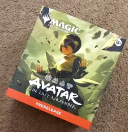 MAGIC THE GATHERING AVATAR THE LAST AIRBENDER GREEN PRERELEASE KIT TOPH - Image 1