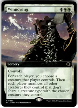 Winnowing (Extended Art) 355 R Lorwyn Eclipsed Magic: The Gathering Foil - Image 1