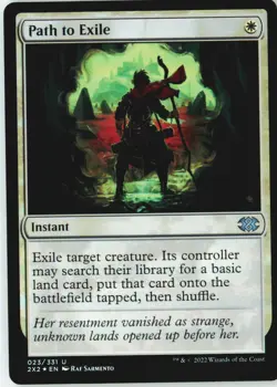 Path to Exile 23 Uncommon Double Masters 2022 Foil Near Mint - Image 2