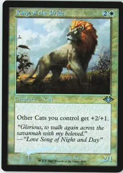 King of the Pride (Retro Frame) 4 Uncommon Modern Horizons Foil Near Mint - Image 2