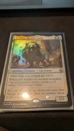 MTG: Arahbo, the First Fang, FOIL, Foundations, 2, Pack Fresh - Image 1