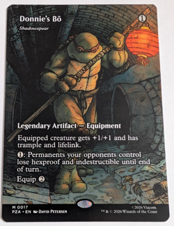 Donnie's Bo - Shadowspear (Borderless) - Teenage Mutant Ninja Turtles - Regular - Image 1