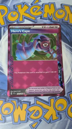 Hero's Cape 152/162 Ace Spec Temporal Forces Pokemon Tcg Nm-Mt - Image 3