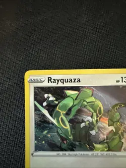 Rayquaza SWSH029 Holo Promo Sword & Shield Promo Pokemon Near Mint - Image 2
