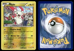 PLUSLE 31/111 COMMON FURIOUS FISTS POKEMON REVERSE HOLO LP - Image 1