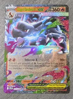 Mega Charizard X EX 13/94 - Pokemon Phantasmal Flames - NM - Image 1
