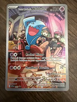 2025 Pokemon Destined Rivals Pokemon Center Team Rocket’s Wobbuffet - Image 1