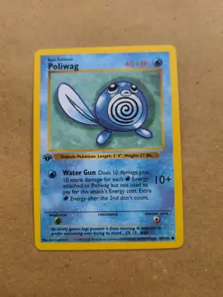 Poliwag 1st Edition Shadowless 59/102 Pokemon - Image 1