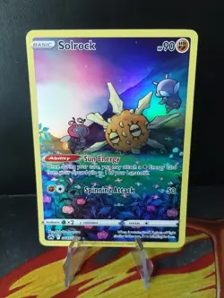 Pokemon TCG Solrock Crown Zenith: Galarian Gallery GG15/GG70 Holo Holo Rare - Image 1