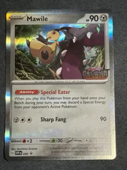 2023-25 Pokemon SV Black Star Promos - SVP EN Mawile Staff VAR #039b - Image 1