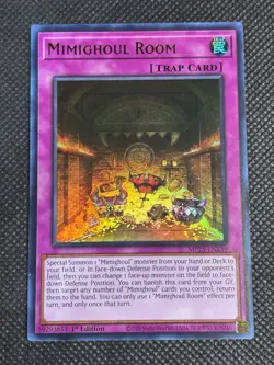 YuGiOh! - Mimighoul Room MP25-EN239 Ultra Rare 1st Edition Near Mint - Image 1