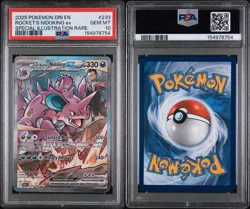 Team Rocket's Nidoking ex 2025 Pokemon Destined Rivals #233/182 PSA 10 Gem Mint - Image 2