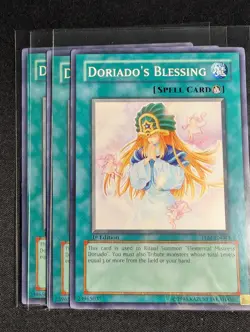 Yugioh - 3x Doriado's Blessing TLM-EN043 1st Edition Common NM - Image 1