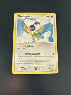 Plaudagei DP14 Black Star Promo Holo Deutsch Poor Pokemon - Image 1