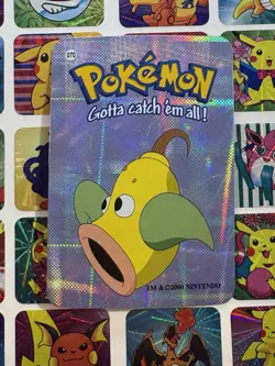 Pokemon 151 Vintage Pocket Monsters Vending HOLO Prism Sticker 2000 Nintendo - Image 2