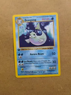 Dewgong 1st Edition Shadowless 25/102 Pokemon - Image 1