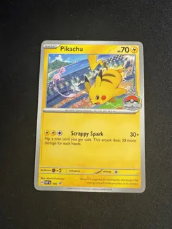 Pikachu 190 Promo Scarlet & Violet Promo Pokemon NM - Image 1
