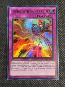 YuGiOh! - Fiendsmith in Paradise MP25-EN232 Ultra Rare 1st Edition Near Mint - Image 1
