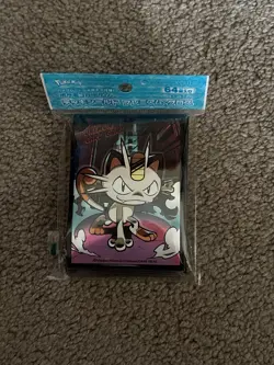 Meowth 64 Sleeves Japanese Pokemon Center Exclusive Sealed RE54 - Image 1