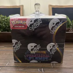 Pokemon TCG Mega Evolution Phantasmal Flames BOOSTER BOX Factory Sealed 36 Packs - Image 1