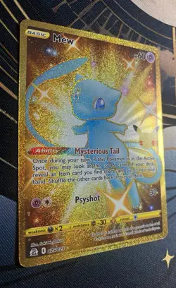 Mew (Secret) 025/025 2021 Pokemon Celebrations Holo Full Art - LP Lightly Played - Image 4
