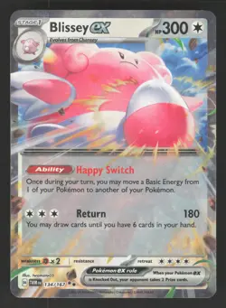 Blissey ex 134/167 Pokemon TCG SV06: Twilight Masquerade NM - Image 1