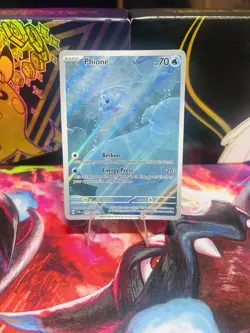 Pokemon TCG Phione 175/167 SV06: Twilight Masquerade Illustration Rare Holo NM - Image 2