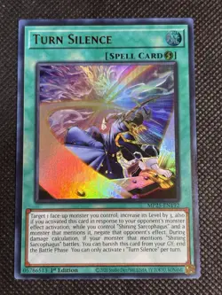 YuGiOh! - Turn Silence MP25-EN192 Ultra Rare 1st Edition Near Mint - Image 1