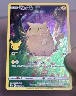 Pokemon - Sword & Shield Celebrations (25th) - Pikachu 5/25 NM - Image 2
