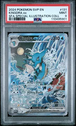 POKEMON SHROUDED FABLE KINGDRA EX #131 ILLUSTRATION PSA 9 MINT #110495901 - Image 1