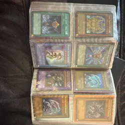 Konami Yu-Gi-Oh! TCG Binder Lot Blue-Eyes White Dragon, Dark Magician - Image 1