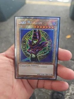 Yugioh - Dark Magician RA03-EN080 1st Edition Platinum Secret Rare NM - Image 1