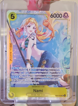 Bandai One Piece Card Game Nami EB03-053 Special Foil 5 Cost 6000 Power - Image 1