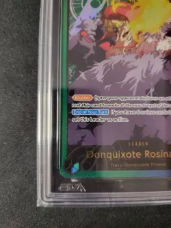 Donquixote Rosinante (SPR) OP05-022 AGS 10 GEM MINT One Piece TCG EB02 Leader - Image 5