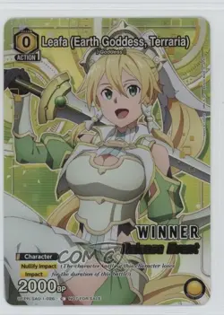 2023 Union Arena TCG - Promos UEPR Leafa (Earth Goddess Terraria) (Winner Stamp) - Image 1