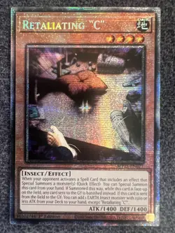 Yugioh Retaliating "C" MP25-EN027 Starlight Rare 1st Edition NM - Image 1