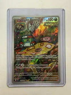 Pokemon TCG Brute Bonnet Illustration Rare Card Paradox Rift 207/182 - Image 1