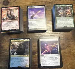 MTG 500 Unsorted Card Lot Bundle bulk with c / uc / r / foils. - Image 1